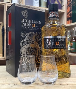 Highland Park 12 Years Old Two Glasses Gift Box