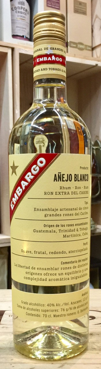 Embargo - Añejo Blanco